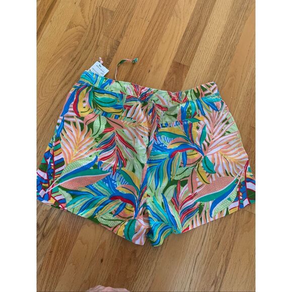 NWT CC California Shorts Linen Hawaiian Pattern - Picture 5 of 7